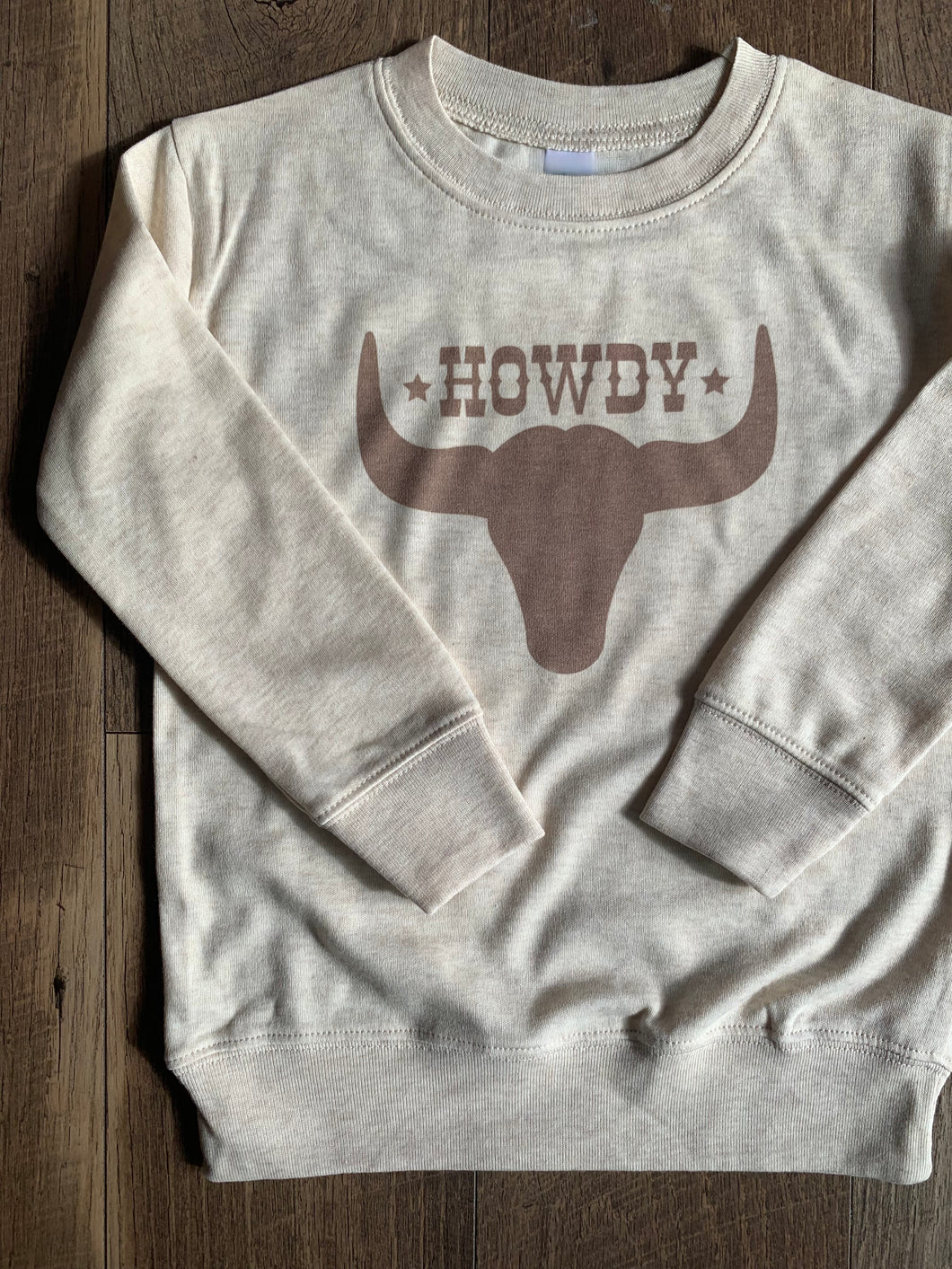 Howdy Longhorn Pullovers (Baby & Toddler Sizes)