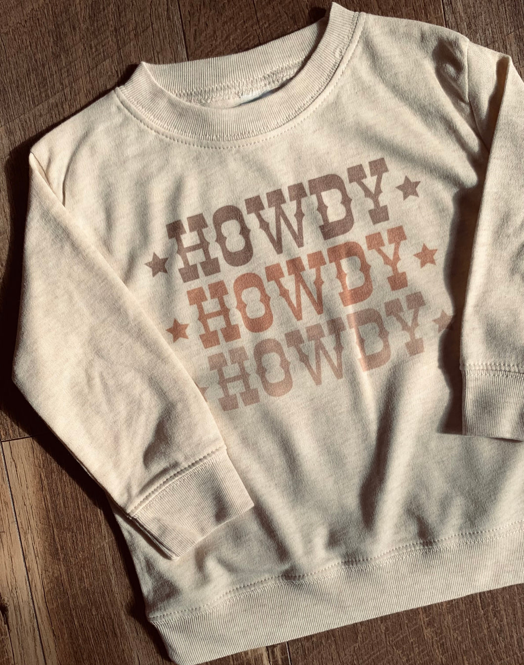 Howdy x 3 Pullovers (Baby & Toddler Sizes)