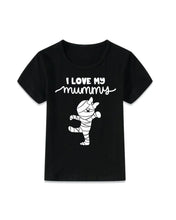 Load image into Gallery viewer, I Love My Mummy Halloween Tees &amp; Bodysuits (NB-Youth XL)
