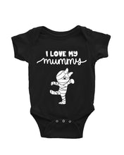 Load image into Gallery viewer, I Love My Mummy Halloween Tees &amp; Bodysuits (NB-Youth XL)
