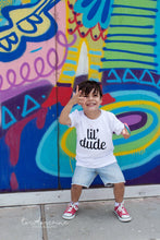 Load image into Gallery viewer, Lil’ Dude Tees &amp; Bodysuits (NB-YouthXL)
