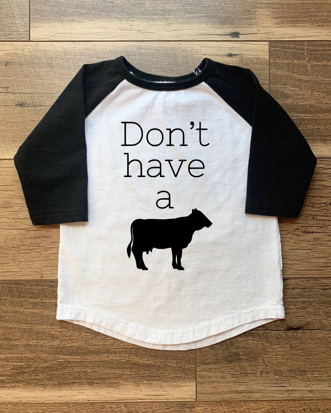 Don’t Have A Cow Baseball Tee (2T-5T)