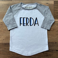 Load image into Gallery viewer, Ferda Baseball Tee (2T-5T)
