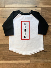 Load image into Gallery viewer, EIEIO Baseball Tee (2T-5T)
